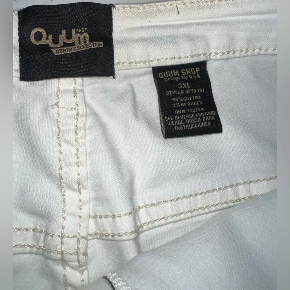 Plus Size Sequin Jeans